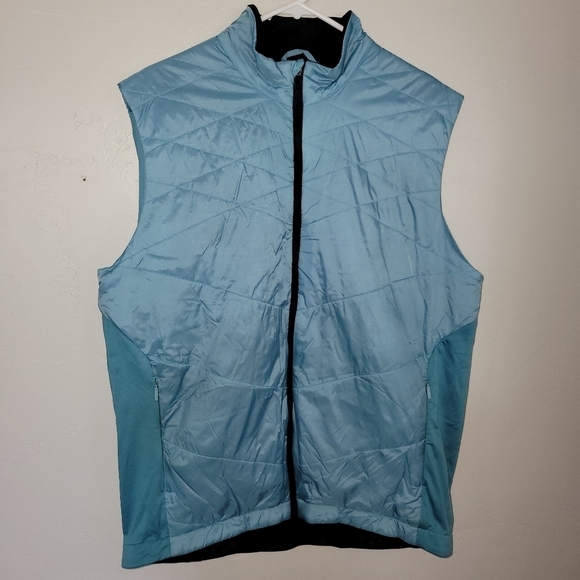 Callaway Weather Series Blue Vest Men's XL Swing Tech Golf Sports Athletic - Picture 1 of 9